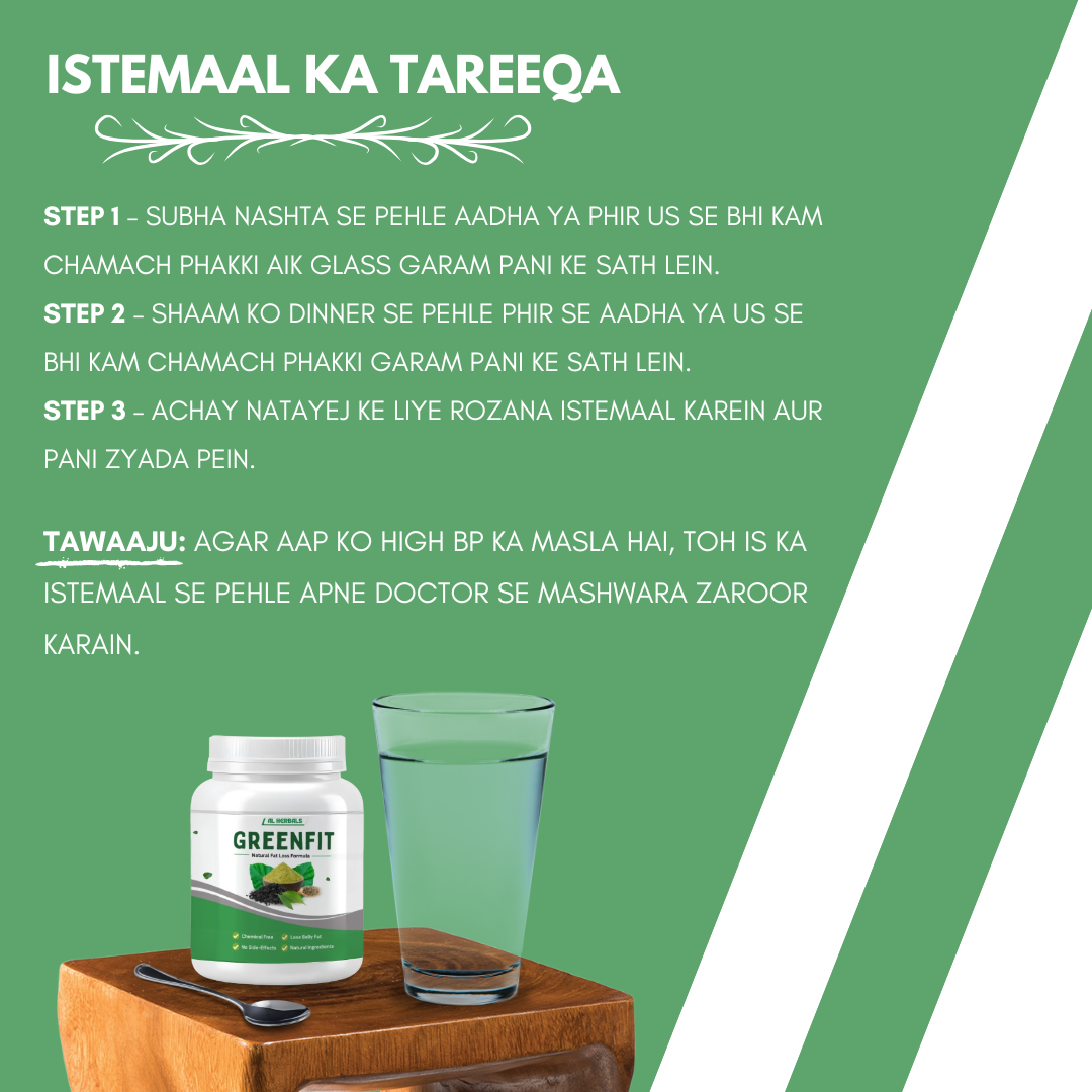 Al Herbal's GreenFit – Herbal Weight Loss Solution You Can Trust